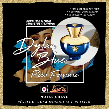 Perfume Similar Gadis 951 Inspirado em Versace Pour Femme Dylan Blue Contratipo